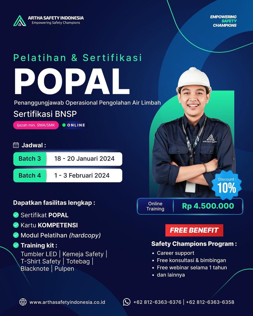 Pengawas Operasional Pengolahan Air Limbah POPAL Online