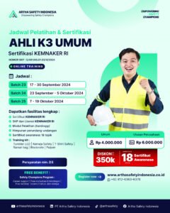 Ahli K3 Umum (Online) - Sertifikasi Kemnaker