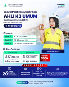 Ahli K3 Umum Yogyakarta - Sertifikasi Kemnaker