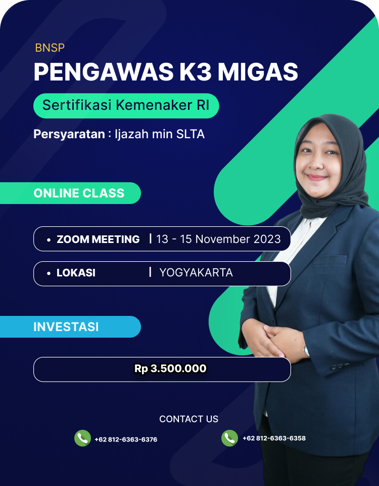 Pengawas K3 Migas (Online) – Sertifikasi BNSP | Artha Safety Indonesia